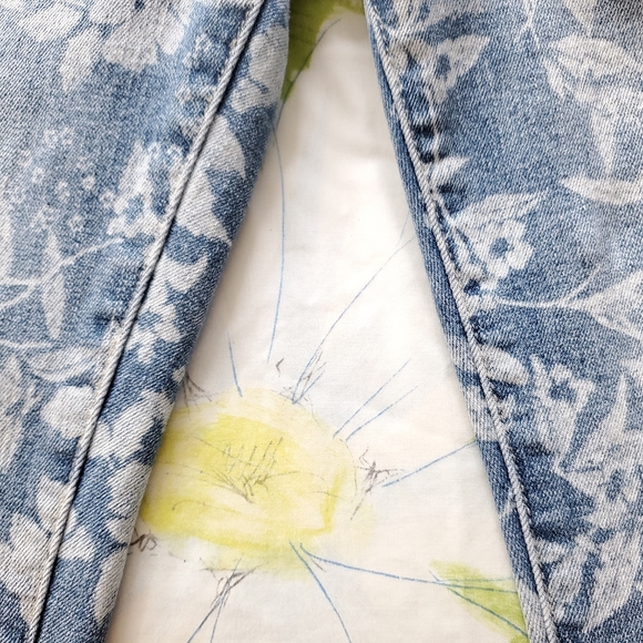 Free People floral print jeans - Picture 7 of 10